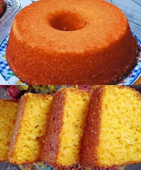 Bolo de milho de liquidificador